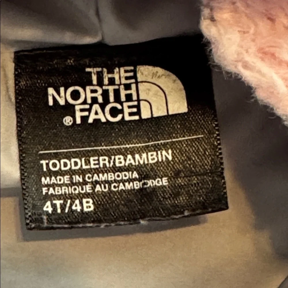 The North Face Soft Pink Fleece Jacket- size 4T